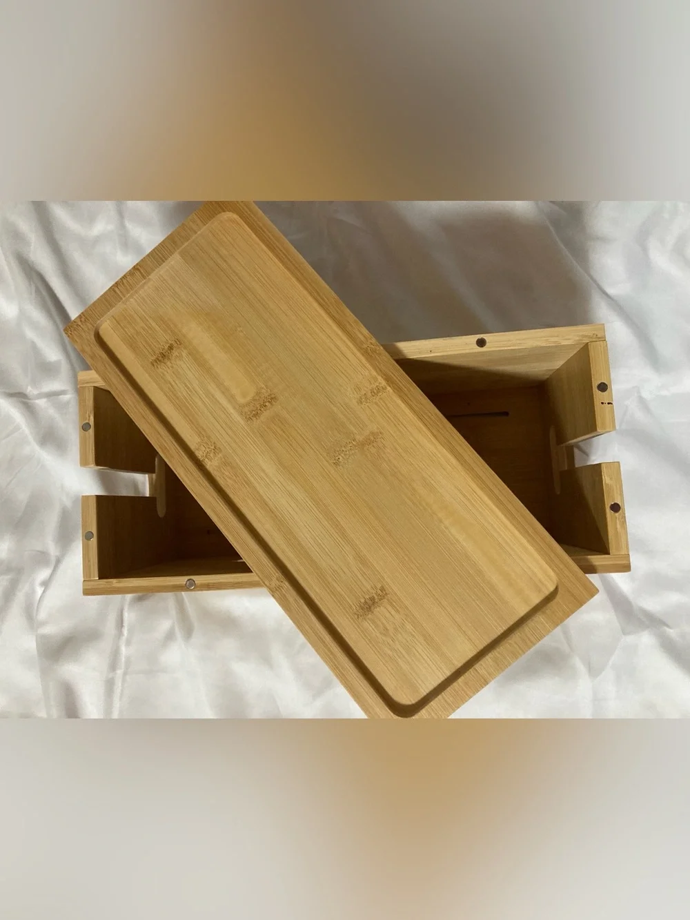 Power Strip Surge Protector Cable Management Box